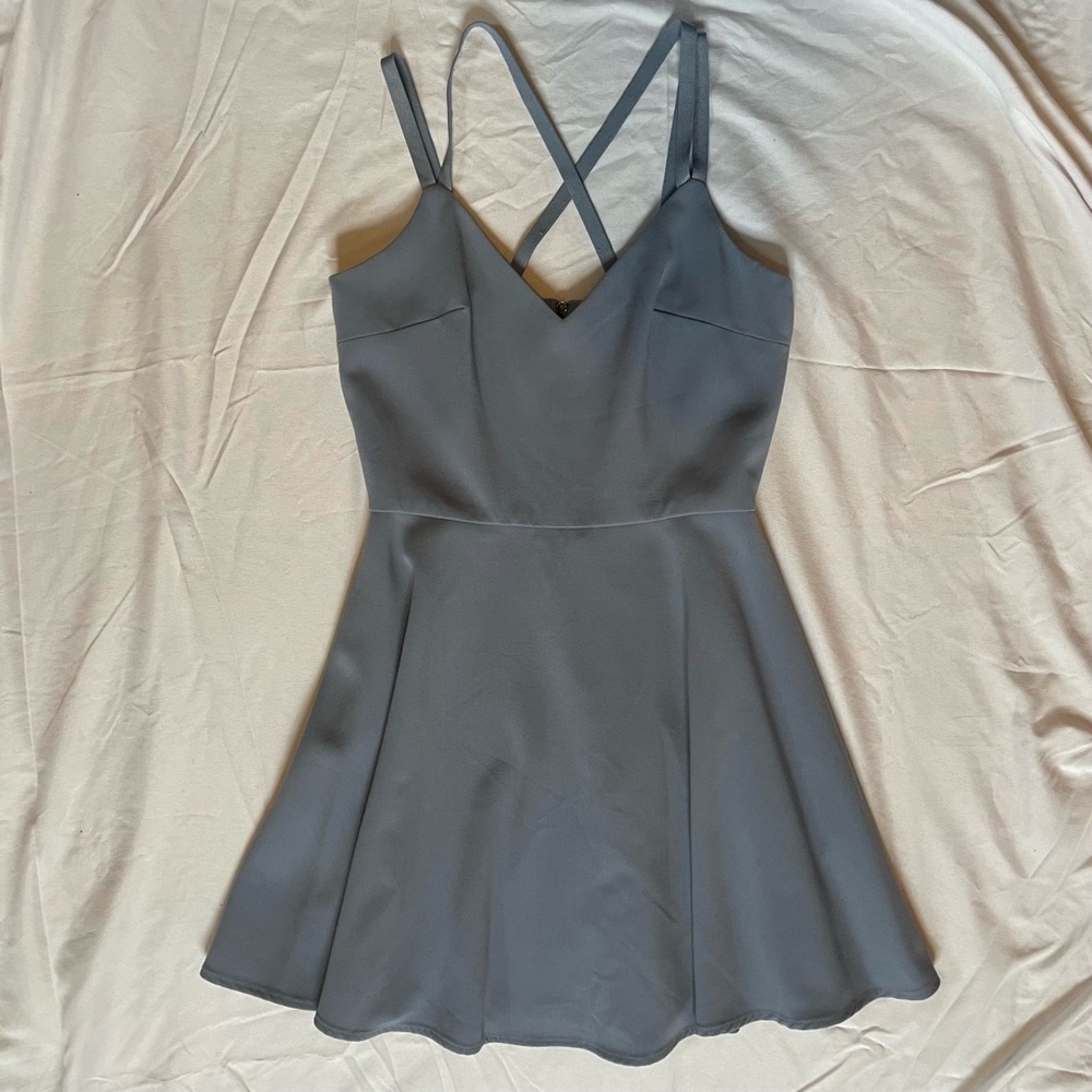 French Connection Blue Strappy Mini Dress